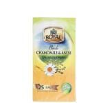 Royal Herbs Camomile and Anise Tea - 25 Bags