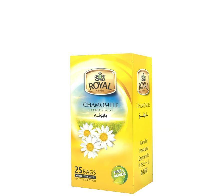 Royal Herbs Camomile Tea - 25 Bags