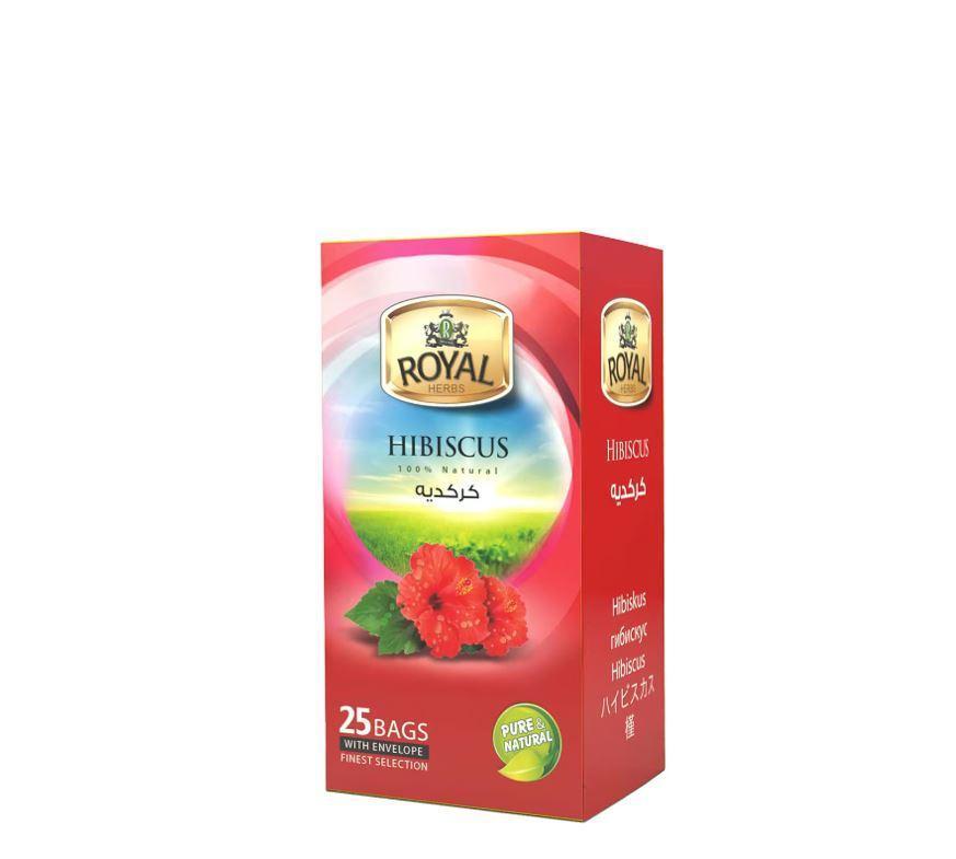 Royal Herbs Hibiscus Tea - 25 Bags