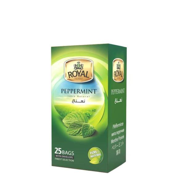 Royal Herbs Peppermnt Tea - 25 Bags