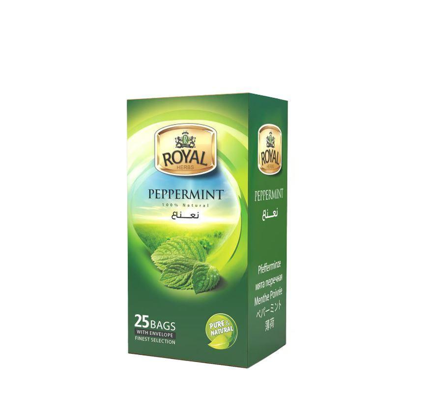 Royal Herbs Peppermnt Tea - 25 Bags