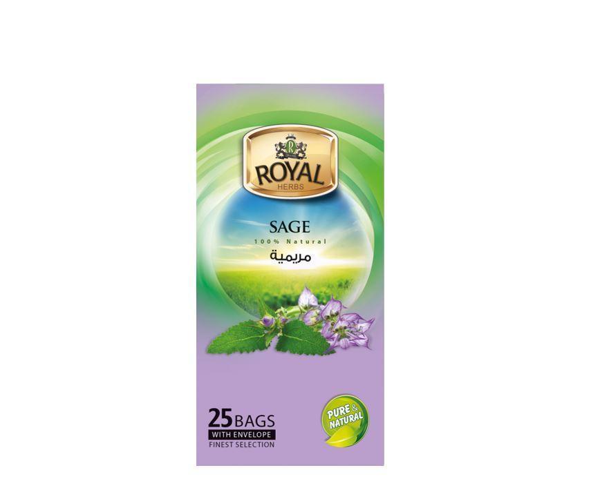 Royal Herbs Sage Tea - 25 Bags