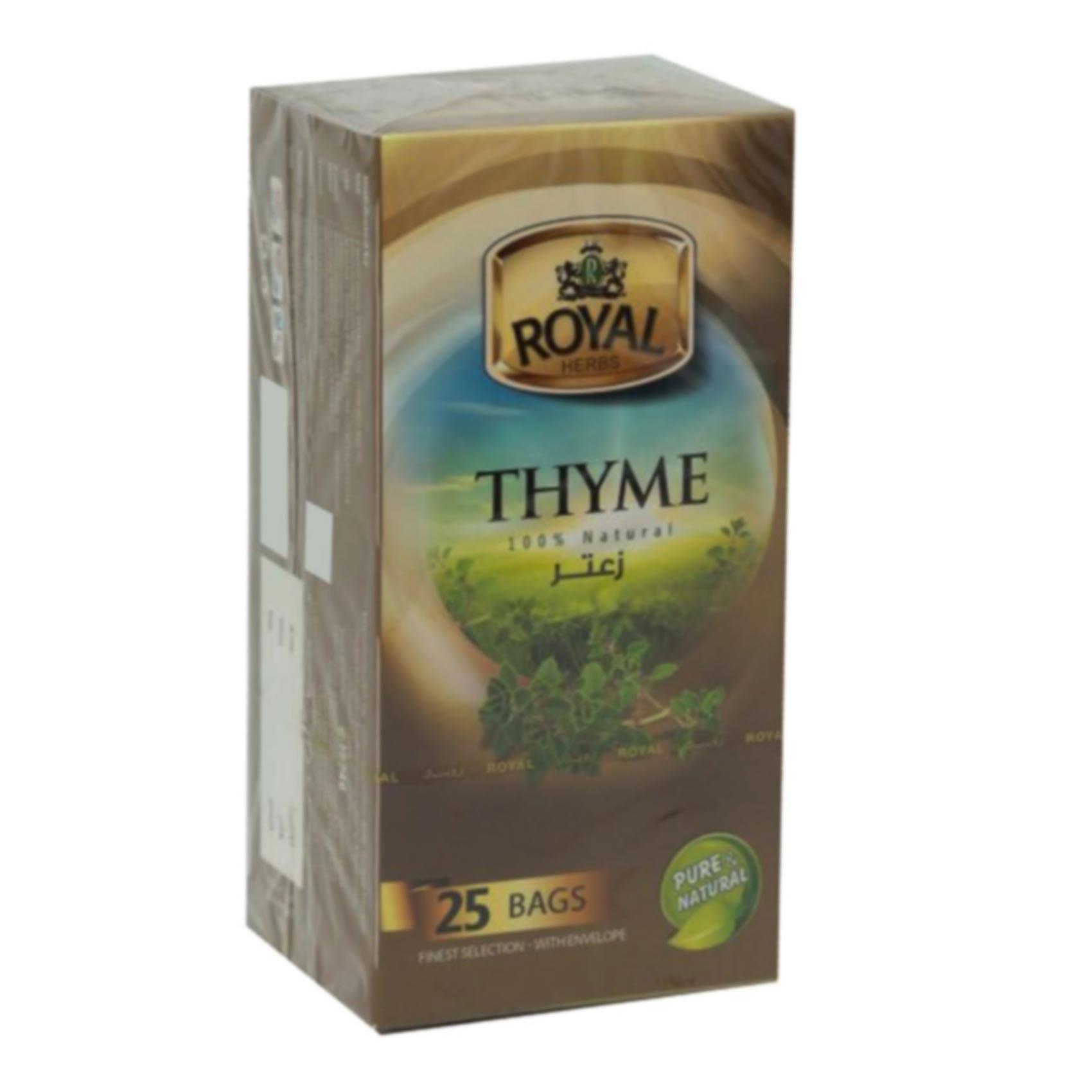 Royal Herbs Za'atar (Thyme) Tea - 25 Bags