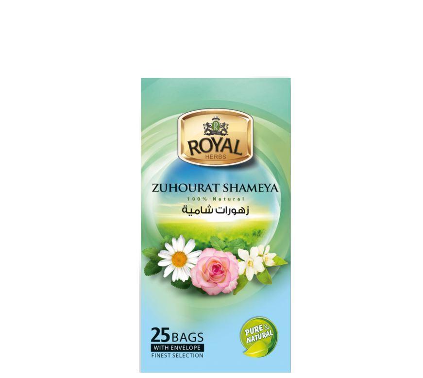 Royal Herbs Zuhourat Shameya Tea - 25 Bags