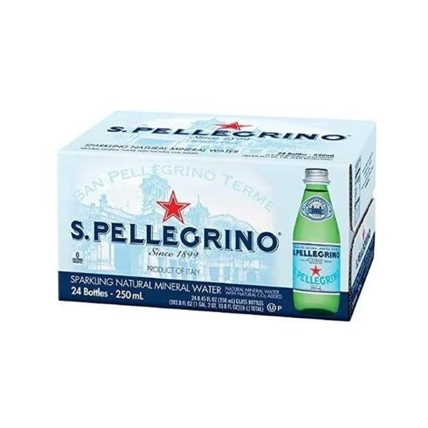 San Pellegrino Sparkling Water, Glass Bottle - 250 ml