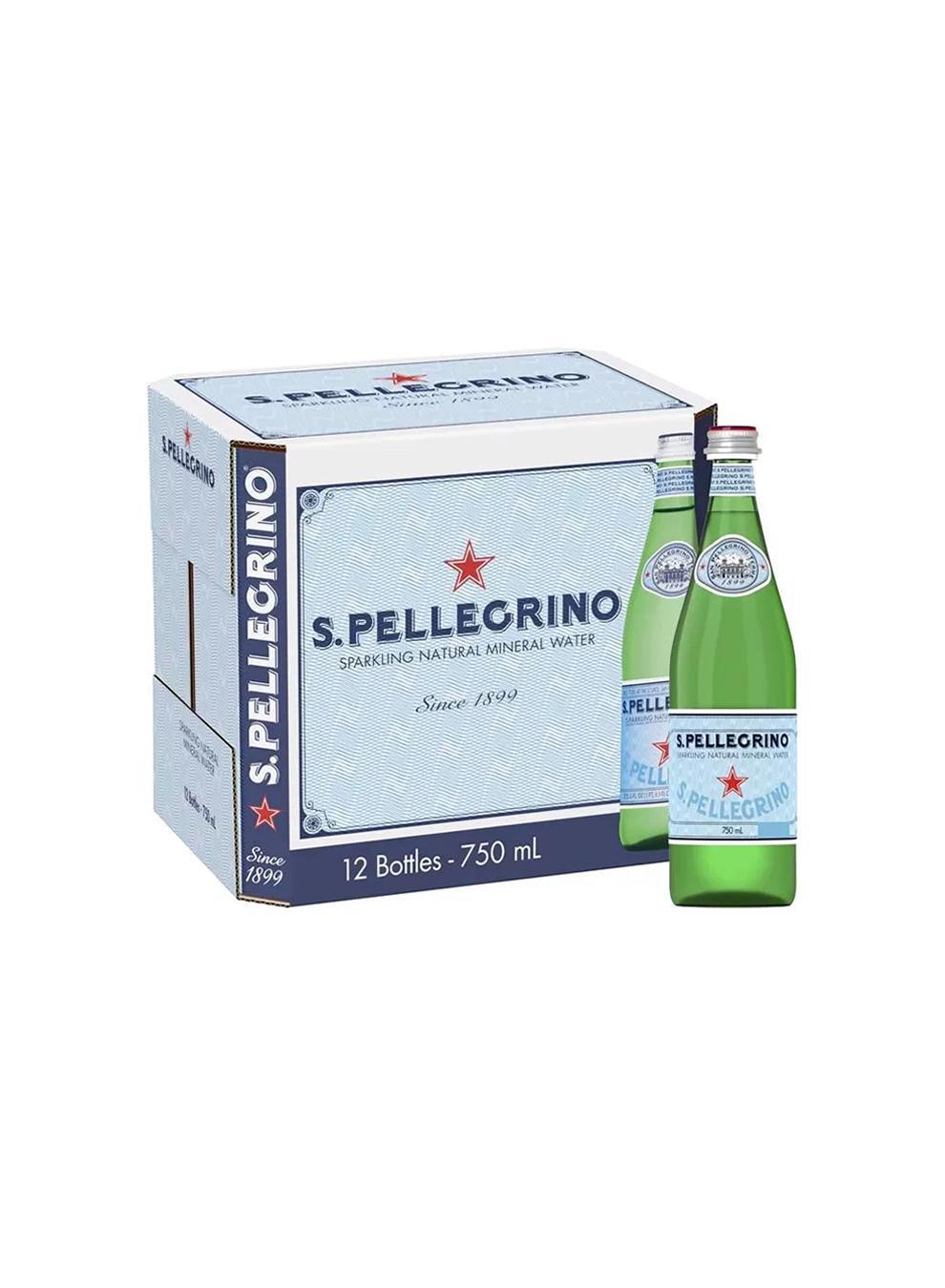 San Pellegrino Sparkling Water, Glass Bottle - 750 ml