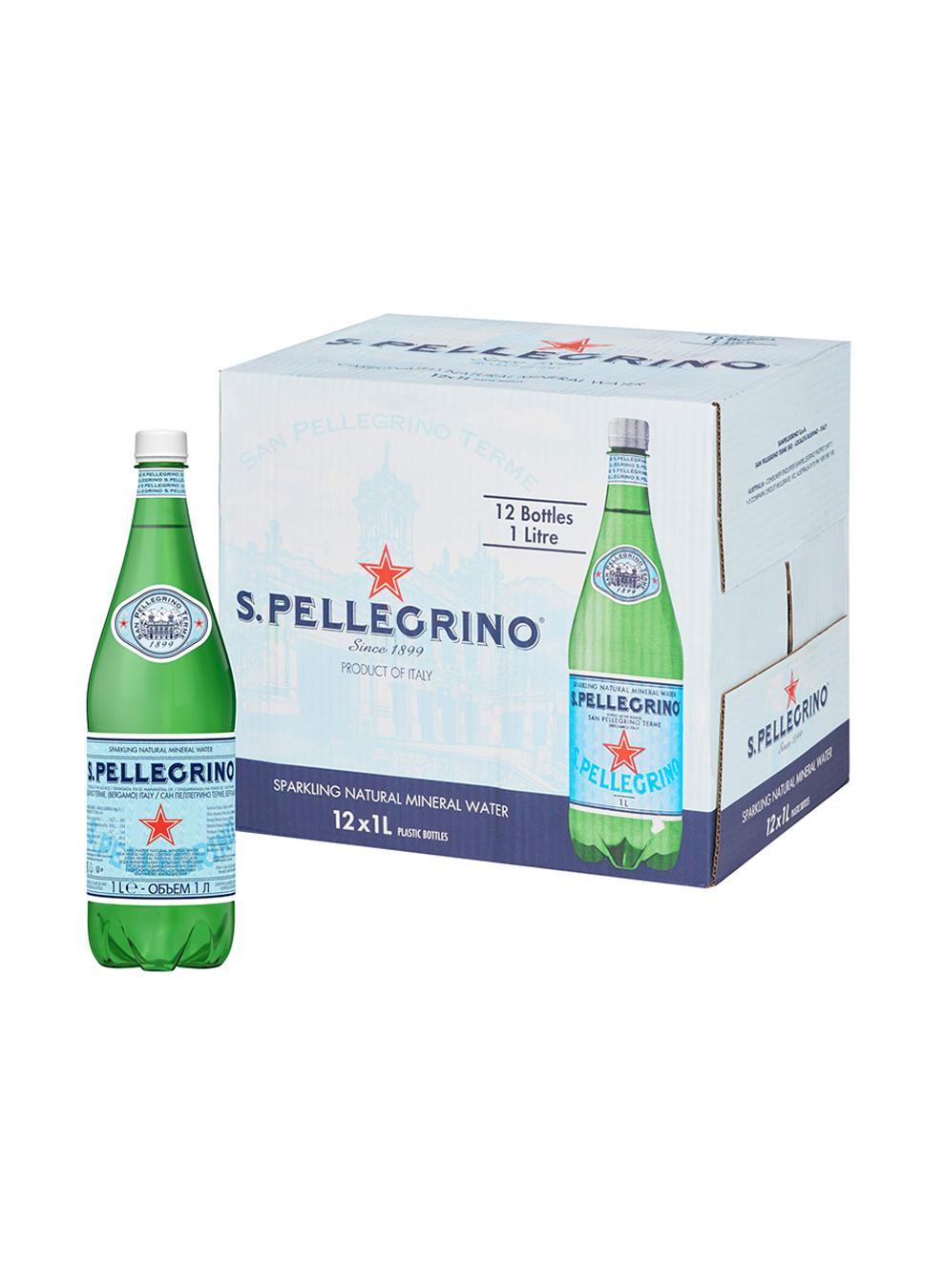 San Pellegrino Sparkling Water, PET Bottle - 1 Liter