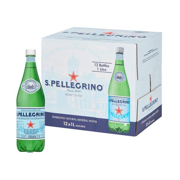 San Pellegrino Sparkling Water, PET Bottle - 1 Liter