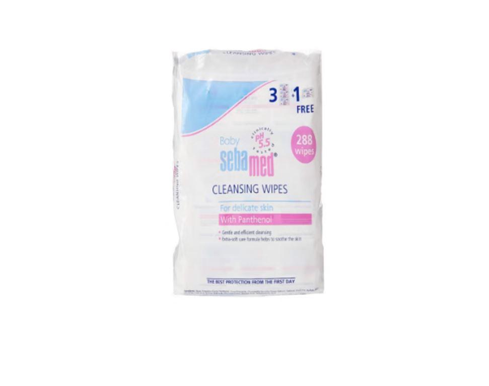 Sebamed Baby Wet Wipes - 72's (3+1 Promo)