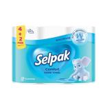 Selpak Comfort Kitchen Towel, 2 Ply - 4 Rolls + 2 free