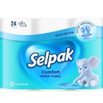 Selpak Comfort Kitchen Towel, 3 Ply - 24 Rolls