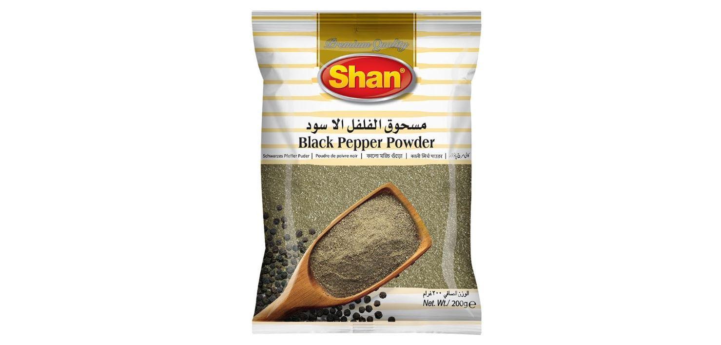 Shan Black Pepper Powder, Poly Bag - 200g