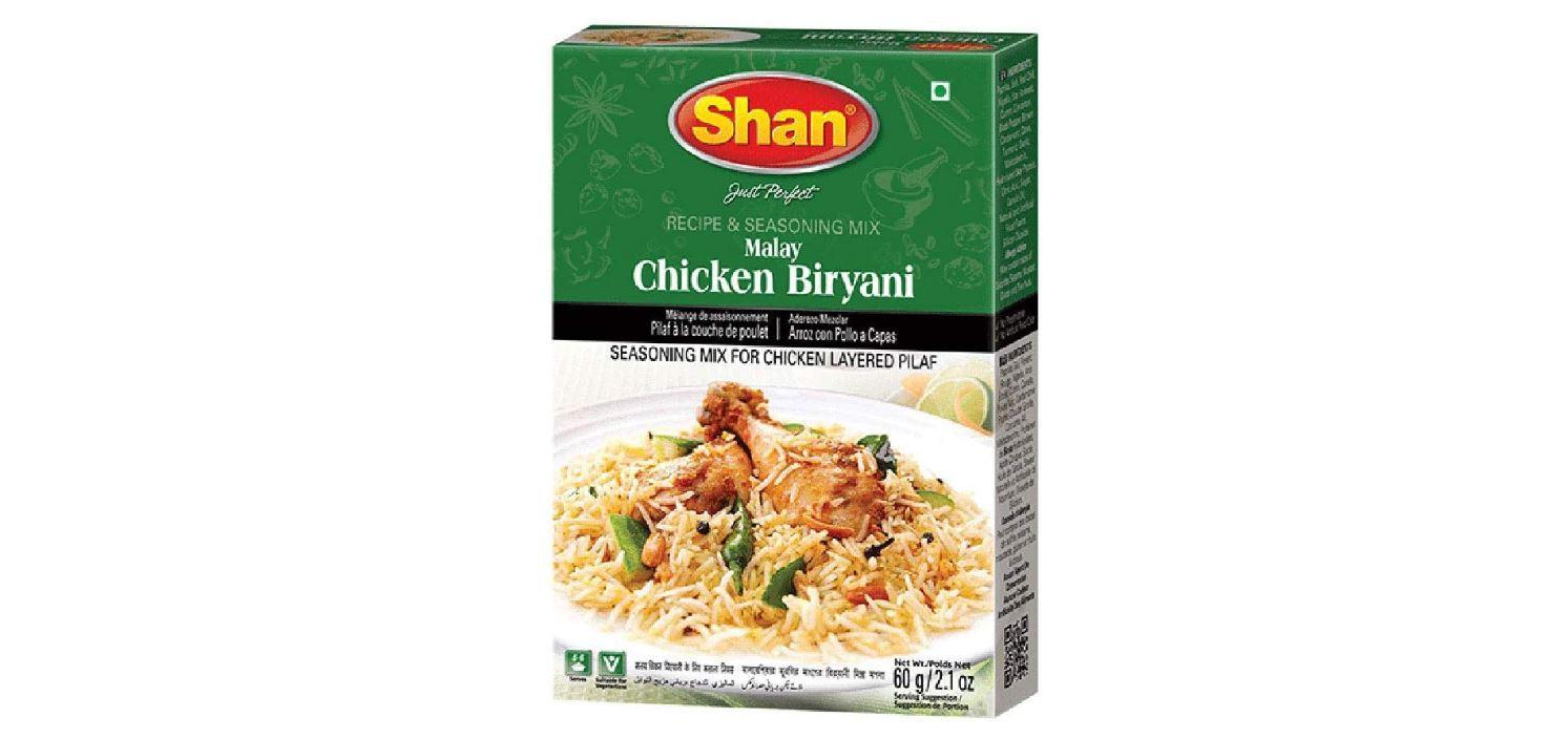 Shan Malay Chicken Biryani Masala Mix - 60g