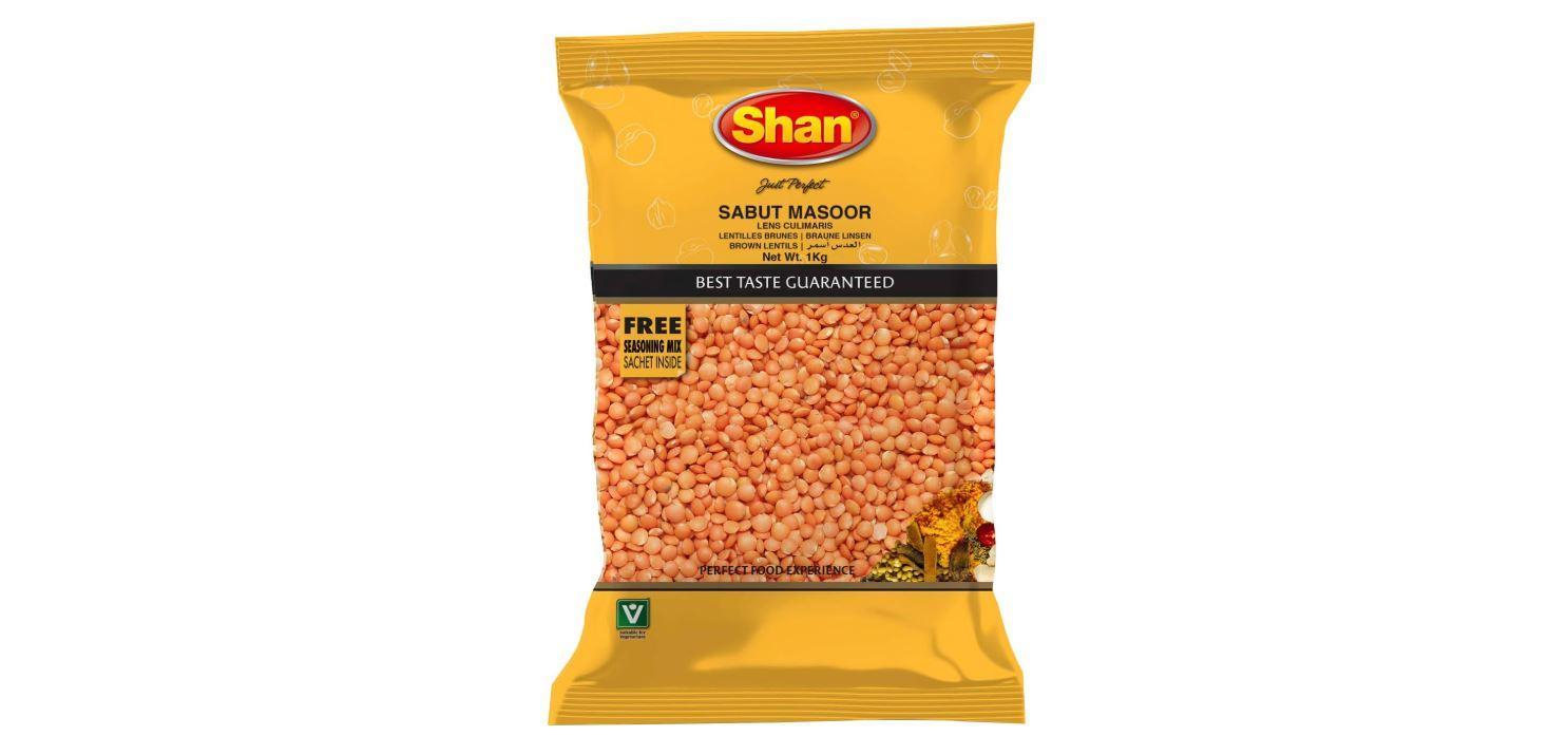 Shan Masoor Whole - 1000g