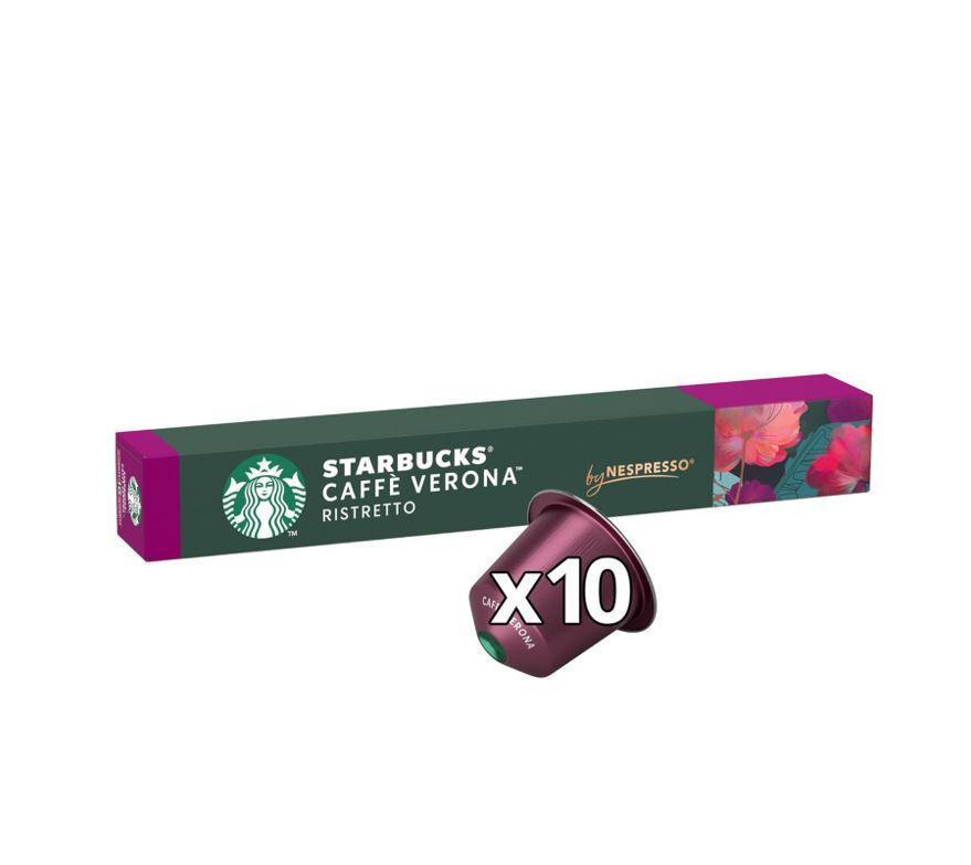 Starbucks Nespresso Coffee Pods, Caffe Verona - 55g x 10