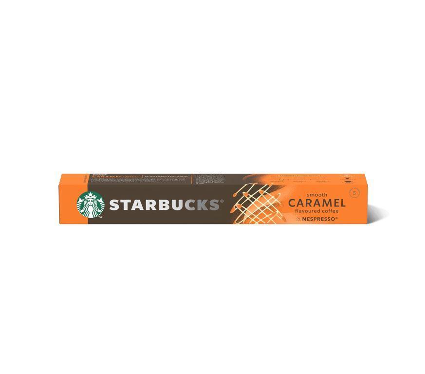 Starbucks Nespresso Coffee Pods, Caramel Flavour - 51g x 10