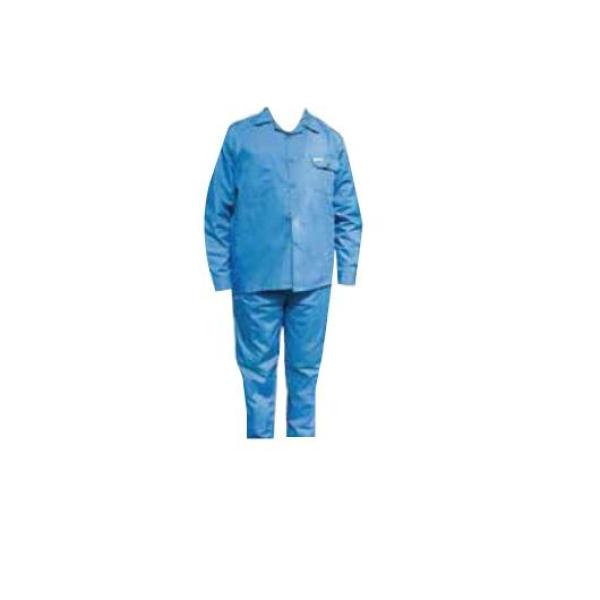 STUDY PLUS 65/35% Poly-Cotton Two Piece Work Uniform SET, Long Sleeves; Color Options Available - Size S - 5 XL