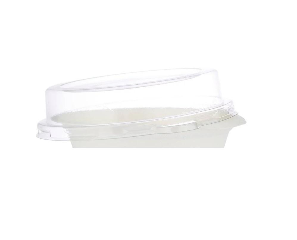 Sugarcane Bagasse Bowl, Dome PET Lid - 32 oz