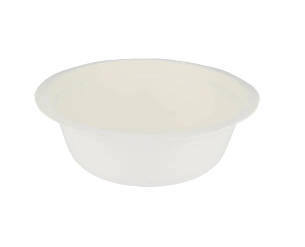 Sugarcane Bagasse Bowl White, Base - 32 oz