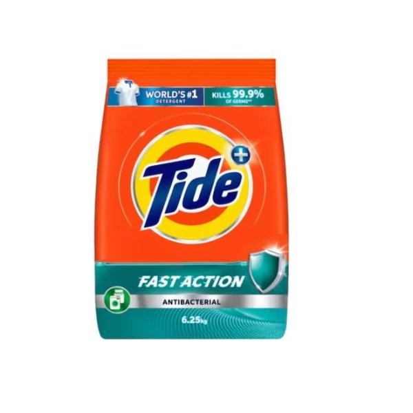 Tide Anti-bacterial Fast Action Laundry Detergent Powder - 6.25 kg