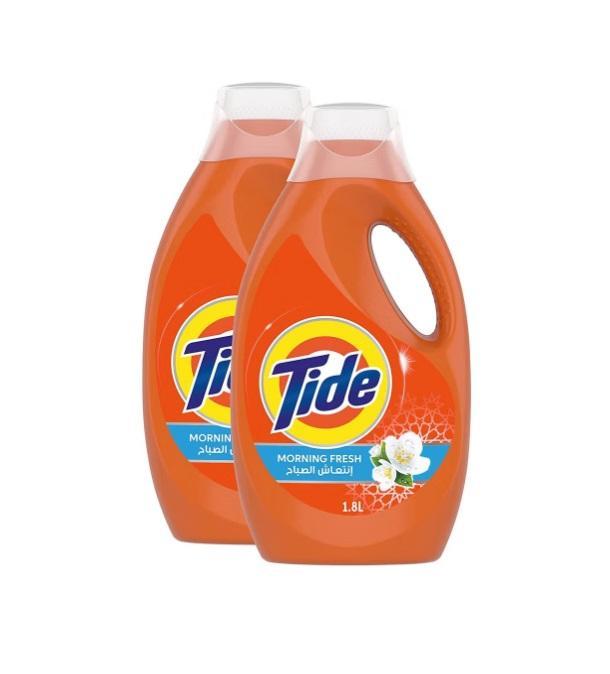 Tide Automatic Power Detergent Gel Morning Fresh - 1.8 Liter (Dual Pack)