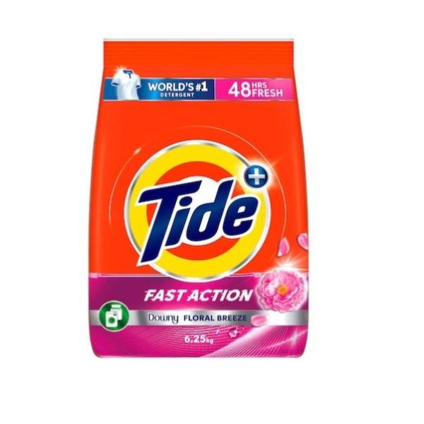 Tide Fast Action Laundry Detergent Powder with Floral Breeze - 6.25 kg