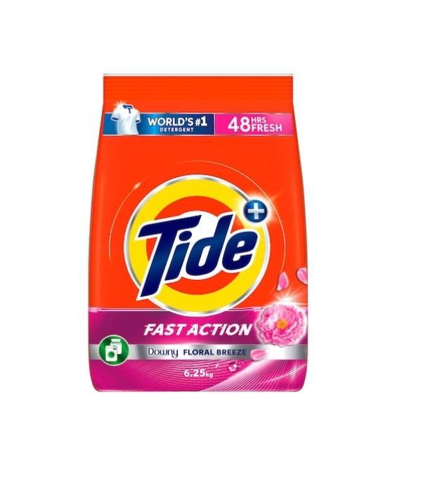 Tide Fast Action Laundry Detergent Powder with Floral Breeze - 6.25 kg