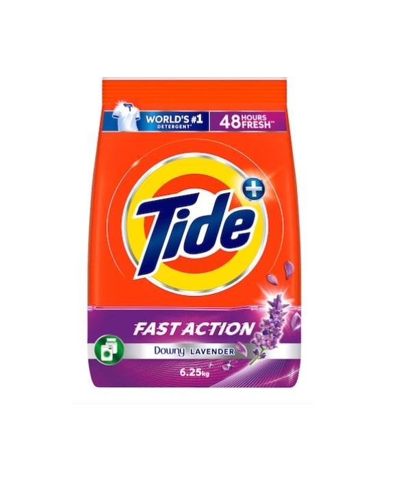 Tide Fast Action Laundry Detergent Powder with Lavender - 6.25 kg