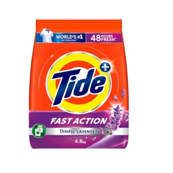 Tide Fast action Laundry Detergent Powder with Lavender - 4.5 kg