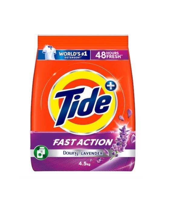 Tide Fast action Laundry Detergent Powder with Lavender - 4.5 kg