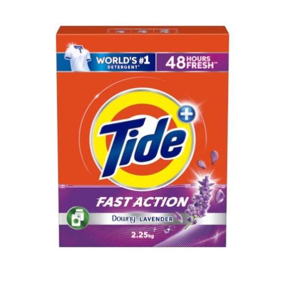 Tide Fast Action Laundry Detergent Powder with Lavender - 2.25 kg