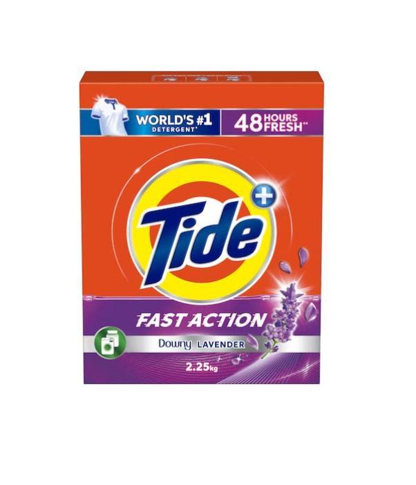 Tide Fast Action Laundry Detergent Powder with Lavender - 2.25 kg