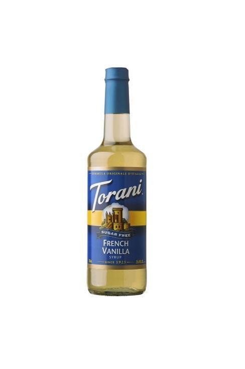 Torani Sugar Free, French Vanilla Syrup - 750 ml