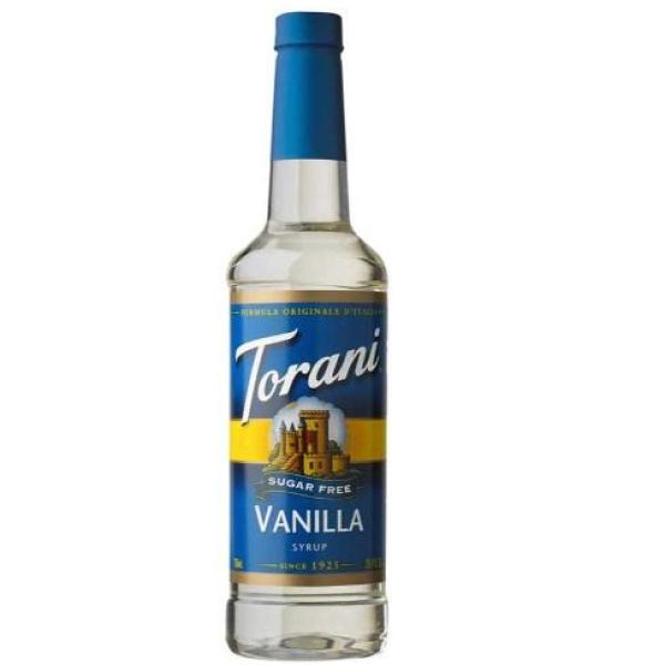 Torani Sugar Free, Vanilla Syrup - 750 ml