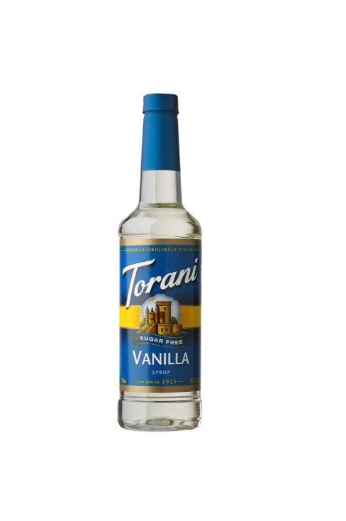 Torani Sugar Free, Vanilla Syrup - 750 ml