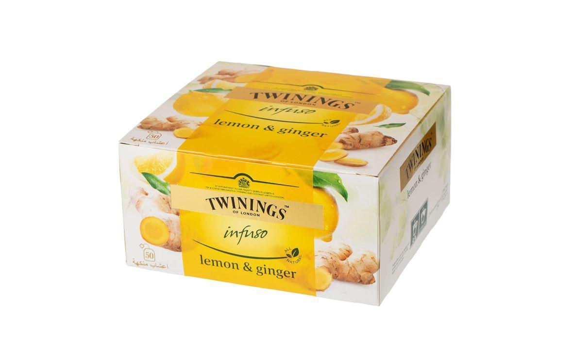 Twinings Infuso Lemon & Ginger Tea - 50 Bags