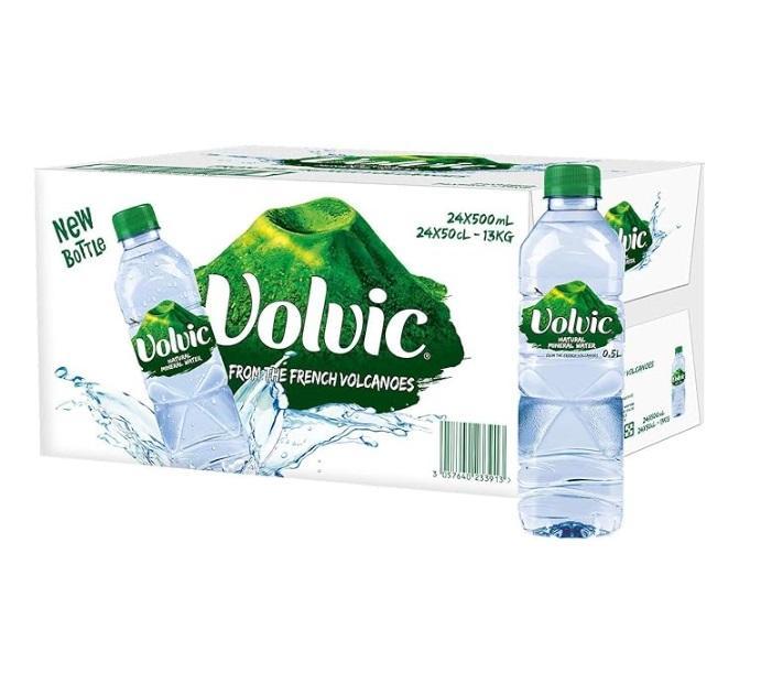 Volvic Natural Spring Water - 500 ml x 24