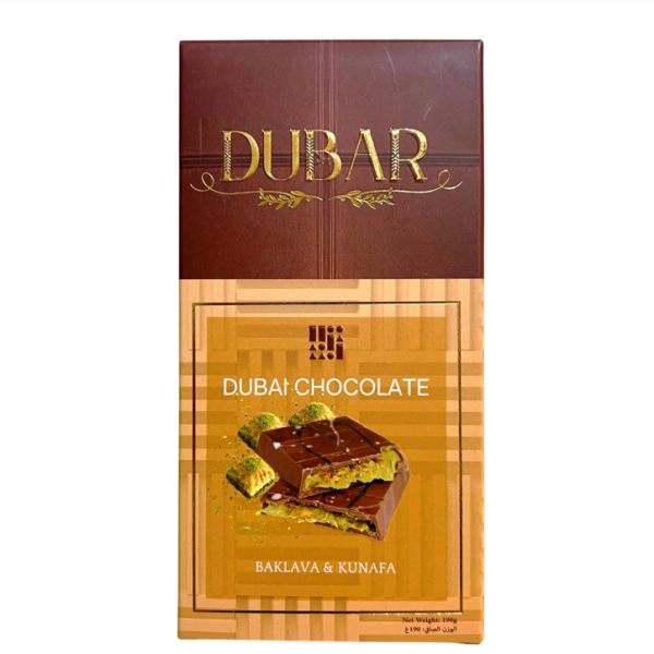 Dubar Dubai Chocolate, Baklava & Kunafa - 190g
